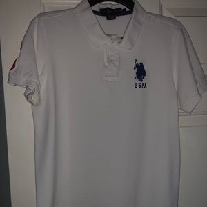 Male polo dress shirt